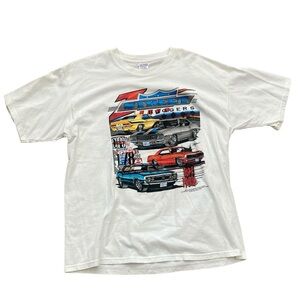 Men’s Vintage Car Print Graphic Tee